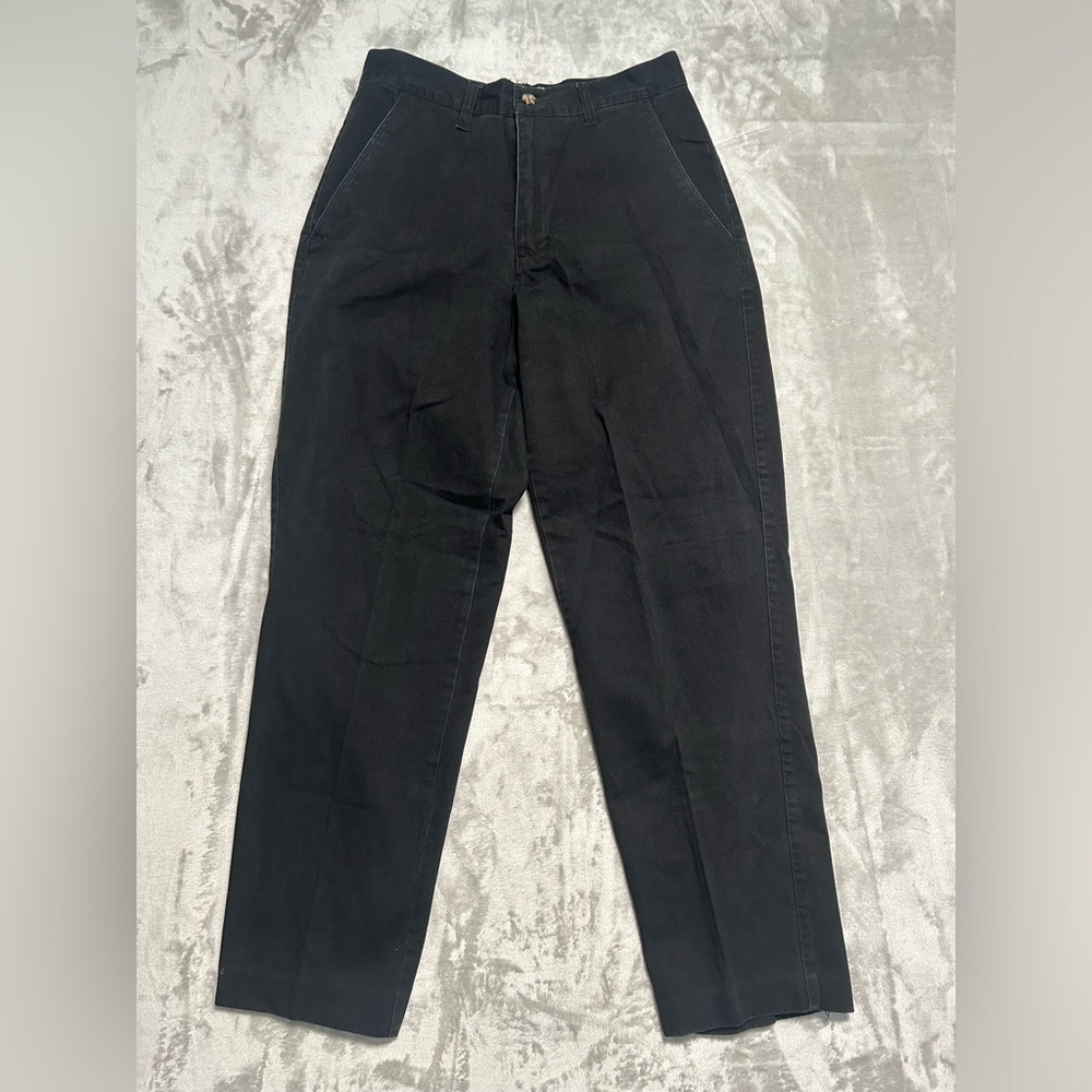 Z. Cavaricci Vintage Chinos Pants Women’s 28 Black High Waisted